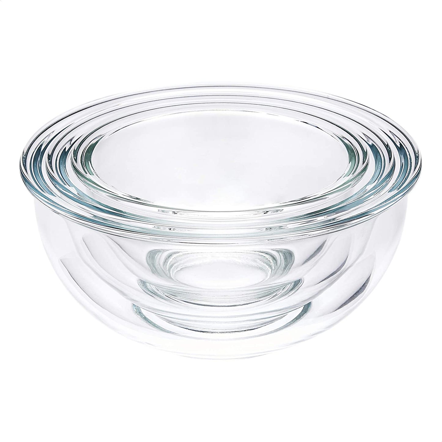 Glass Mixing Bowl Set - 3 Pc Set