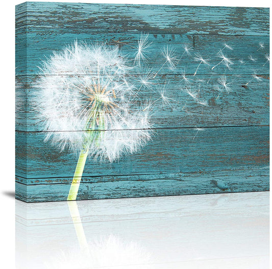 Abstract Dandelion Life Canvas Painting x 16" x 24"