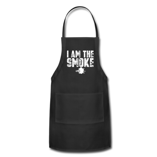 " I AM THE SMOKE" Apron - black