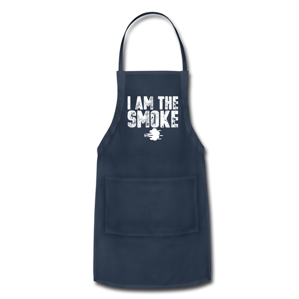 " I AM THE SMOKE" Apron - navy